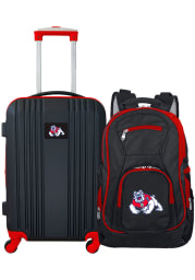 Fresno State Bulldogs Black 2-Piece Set Luggage