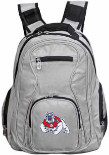 Mojo Fresno State Bulldogs Grey 19 Laptop Backpack
