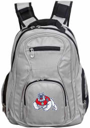 Fresno State Bulldogs Grey 19 Laptop Backpack