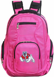 Fresno State Bulldogs Pink 19 Laptop Backpack