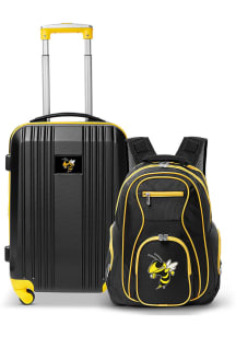 GA Tech Yellow Jackets Black 2-Piece Set Luggage