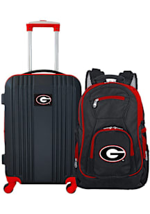 Georgia Bulldogs Black 2-Piece Set Luggage