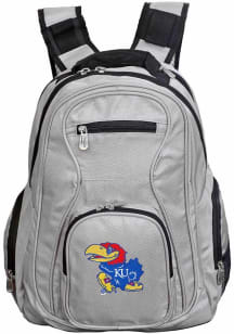 Mojo Kansas Jayhawks Grey 19 Laptop Backpack