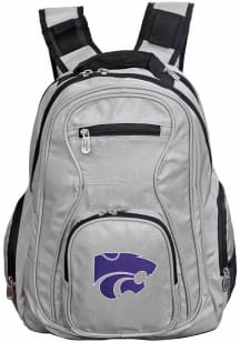 K-State Wildcats Grey 19 Laptop Backpack