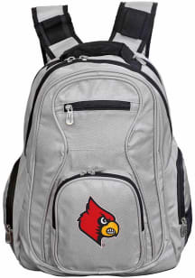 Mojo Louisville Cardinals Grey 19 Laptop Backpack