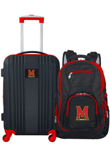2-Piece Set Maryland Terrapins Luggage - Black