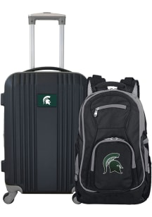 2-Piece Set Michigan State Spartans Luggage - Black