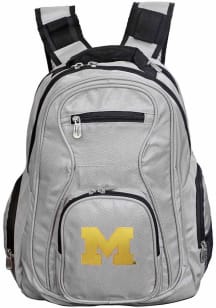 Mojo Michigan Wolverines Grey 19 Laptop Backpack