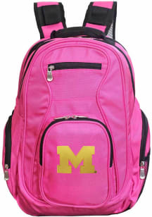 19 Laptop Michigan Wolverines Backpack - Pink