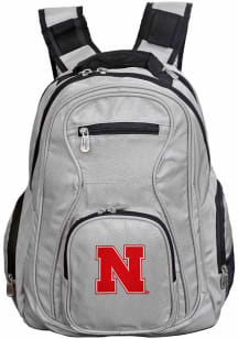 Mojo Nebraska Cornhuskers Grey 19 Laptop Backpack