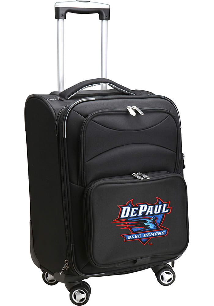 DePaul Blue Demons Black 20 Softsided Spinner Luggage