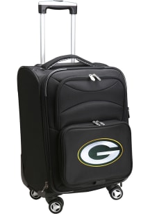 Green Bay Packers Black 20 Softsided Spinner Luggage