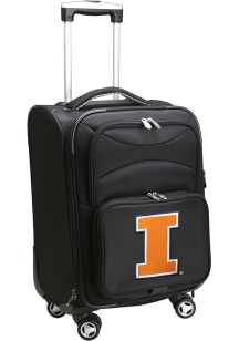 Illinois Fighting Illini Black 20 Softsided Spinner Luggage