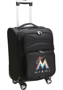 Miami Marlins Black 20 Softsided Spinner Luggage