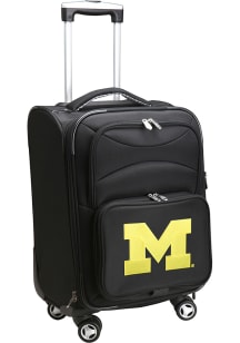 Michigan Wolverines Black 20 Softsided Spinner Luggage