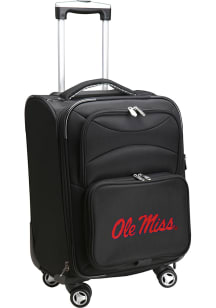 Ole Miss Rebels Black 20 Softsided Spinner Luggage