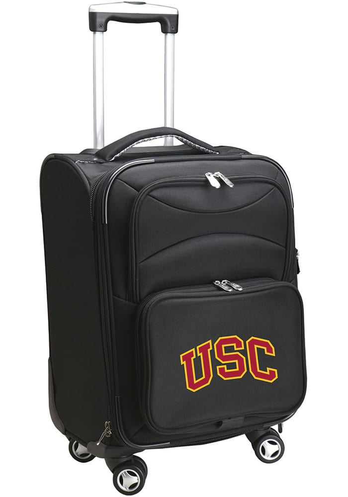 USC Trojans Black 20 Softsided Spinner Luggage