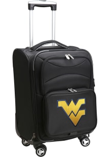 West Virginia Mountaineers Black 20 Softsided Spinner Luggage