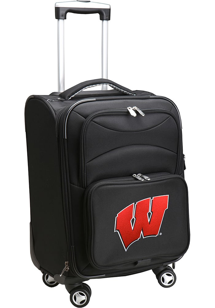 Wisconsin Badgers Black 20 Softsided Spinner Luggage