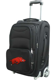Arkansas Razorbacks Black 20 Softsided Rolling Luggage