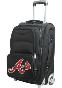 Atlanta Braves Black 20 Softsided Rolling Luggage