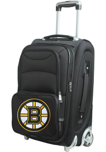 Boston Bruins Black 20 Softsided Rolling Luggage
