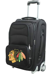 Chicago Blackhawks Black 20 Softsided Rolling Luggage
