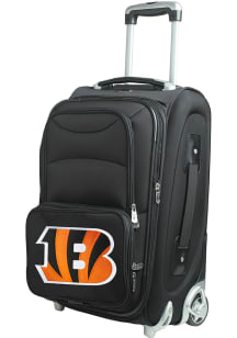 Cincinnati Bengals Black 20 Softsided Rolling Luggage