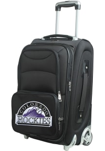 Colorado Rockies Black 20 Softsided Rolling Luggage