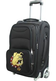 Ferris State Bulldogs Black 20 Softsided Rolling Luggage