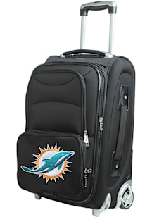 Miami Dolphins Black 20 Softsided Rolling Luggage
