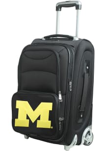 Michigan Wolverines Black 20 Softsided Rolling Luggage