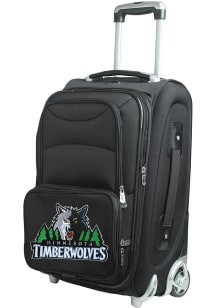 Minnesota Timberwolves Black 20 Softsided Rolling Luggage