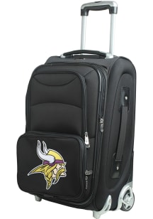 Minnesota Vikings Black 20 Softsided Rolling Luggage