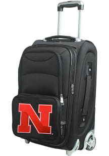Nebraska Cornhuskers Black 20 Softsided Rolling Luggage