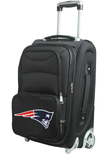 New England Patriots Black 20 Softsided Rolling Luggage