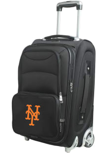 New York Mets Black 20 Softsided Rolling Luggage