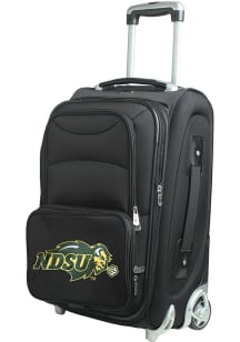 North Dakota State Bison Black 20 Softsided Rolling Luggage