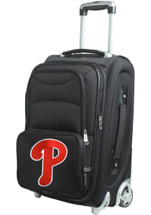 Philadelphia Phillies Black 20 Softsided Rolling Luggage