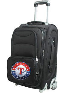 Texas Rangers Black 20 Softsided Rolling Luggage
