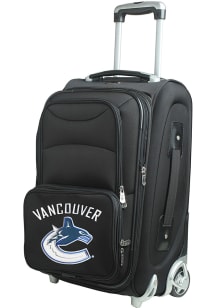 Vancouver Canucks Black 20 Softsided Rolling Luggage