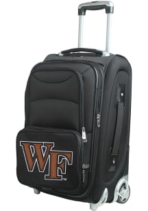 Wake Forest Demon Deacons Black 20 Softsided Rolling Luggage