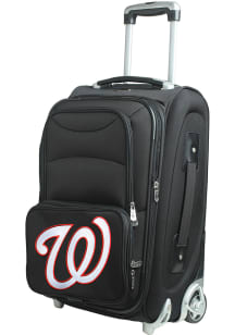 Washington Nationals Black 20 Softsided Rolling Luggage