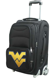 West Virginia Mountaineers Black 20 Softsided Rolling Luggage