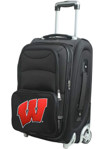 Wisconsin Badgers Black 20 Softsided Rolling Luggage
