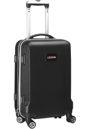 UConn Huskies Black 20 Hard Shell Carry On Luggage