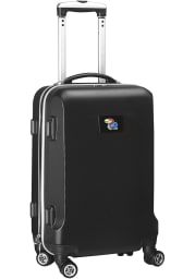 Kansas Jayhawks Black 20 Hard Shell Carry On Luggage