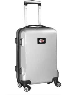 Kansas City Chiefs Silver 20 Hard Shell Carry On Luggage