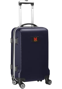 Maryland Terrapins Navy Blue 20 Hard Shell Carry On Luggage