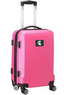 20 Hard Shell Carry On Michigan State Spartans Luggage - Pink
